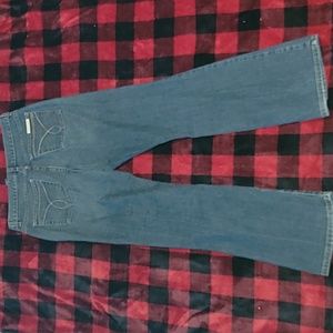 Vintage. USA Fabric. Calvin Klein.  Flare Jeans. Women size 10